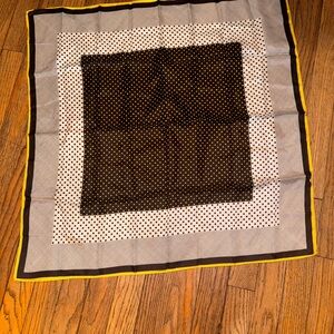 Polka Dot Square Scarf (neck scarf vintage hand wash)